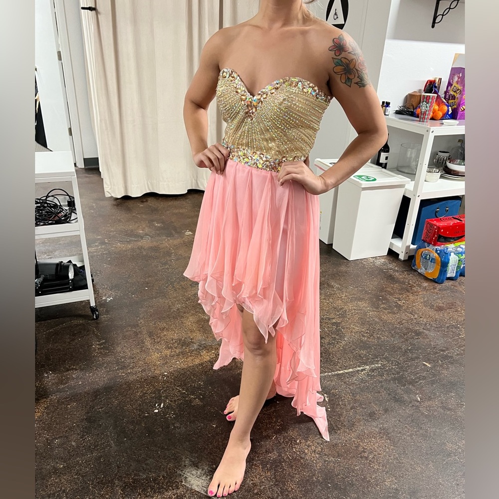 Sherri Hill beaded AB stone cocktail fun fashion